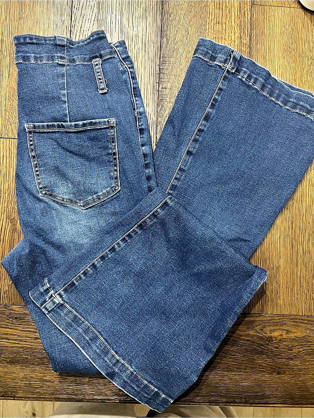 Girls Fashion Jeans Flare Jeans Blue Size 4